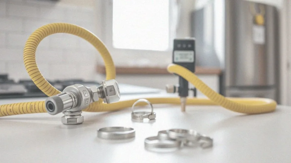 Jakie elementy są potrzebne do podłączenia kuchenki gazowej?