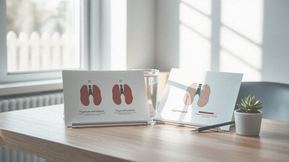 Jakie są różnice między nadczynnością a niedoczynnością tarczycy?