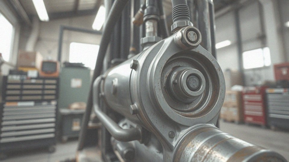 Jak działa pompa hydrauliczna w układzie hydraulicznym wózka widłowego?