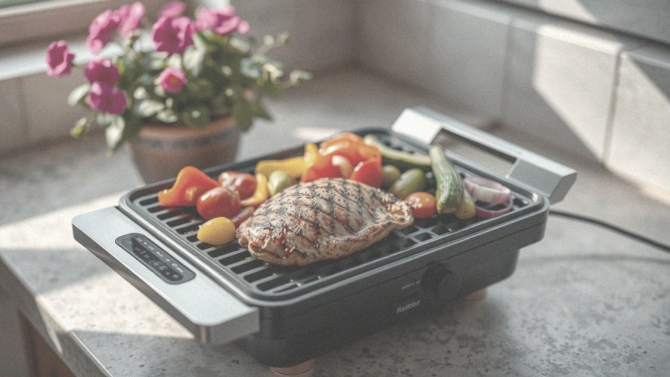 Jak grillowanie na grillu elektrycznym porównuje się do smażenia?