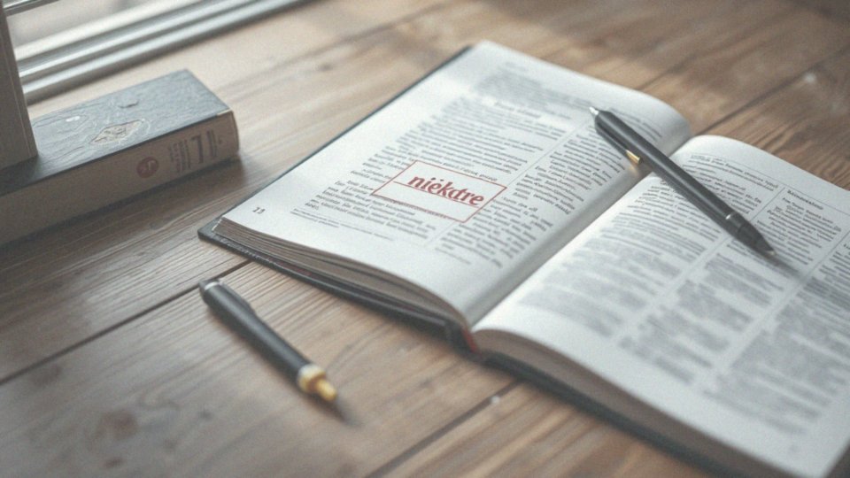 Jakie błędy językowe występują w zapisie _niektóre_?